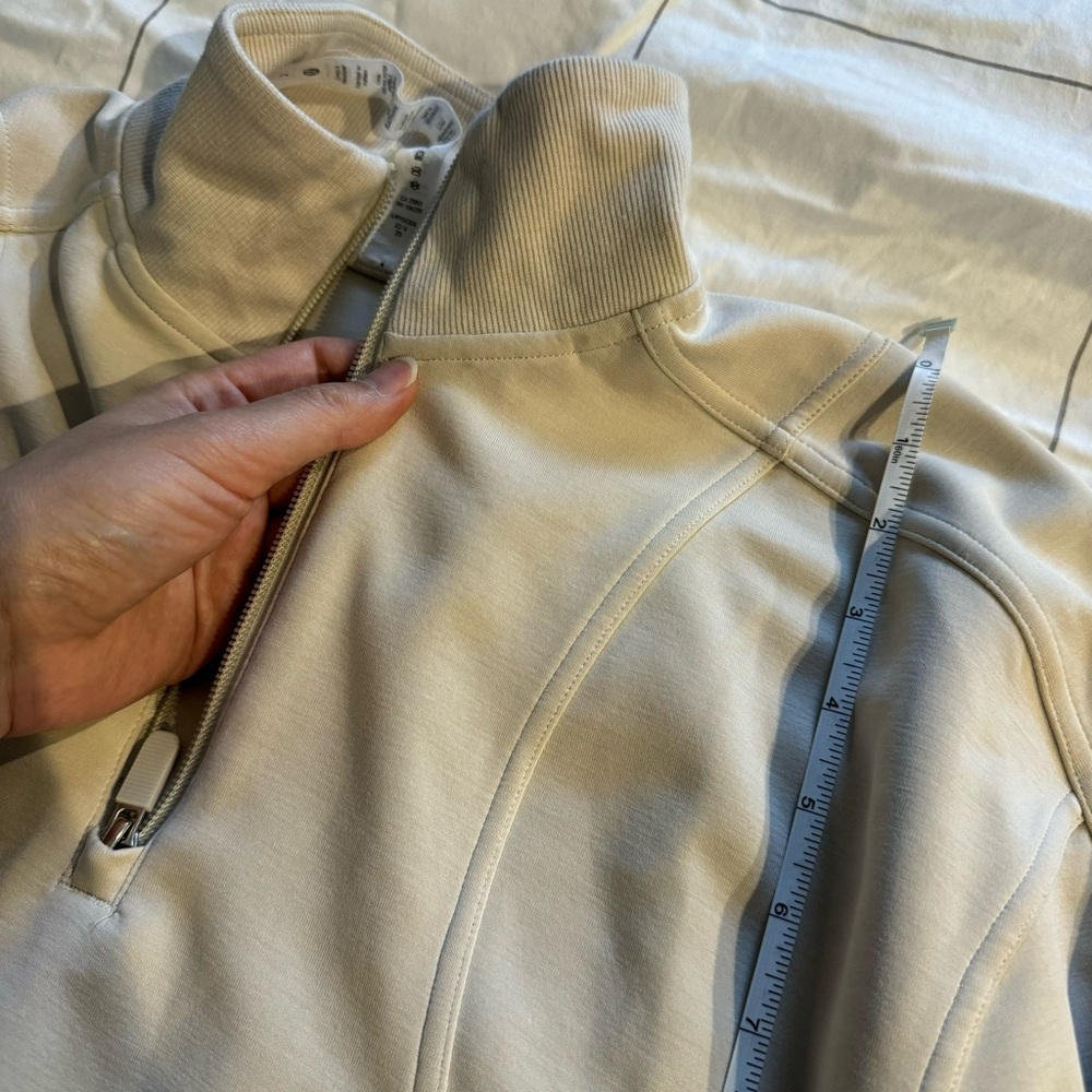 Lululemon Softstreme Bone Half Zip Dress - Picture 8 of 10